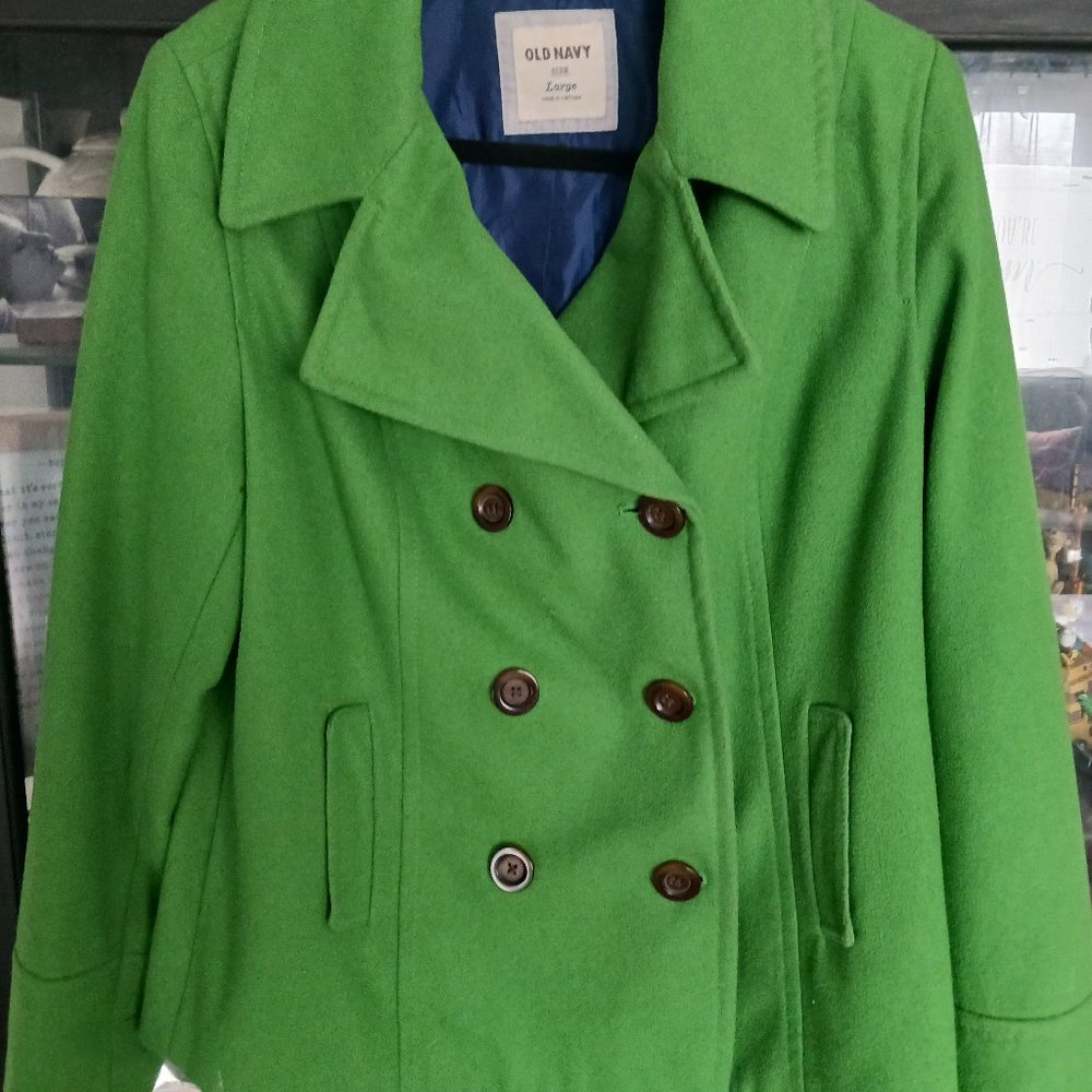 Old Navy Pea Coat, Size Large
